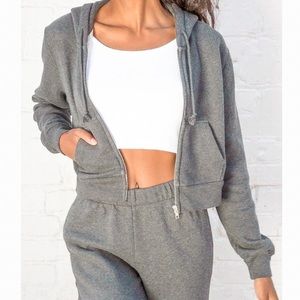 brandy melville crystal hoodie